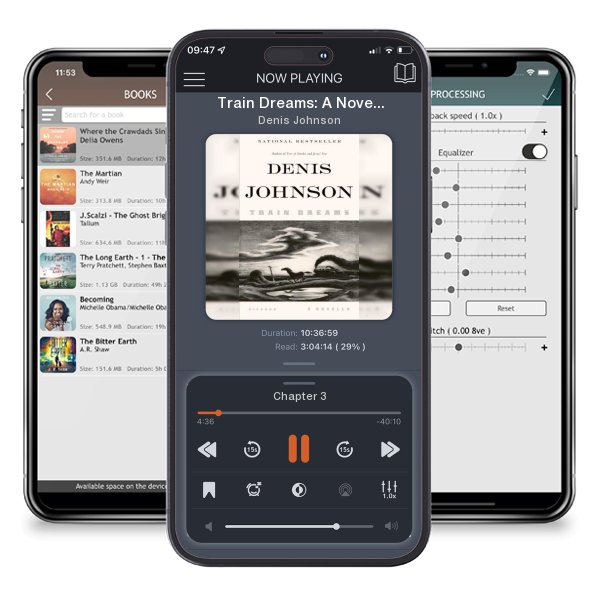 Download fo free audiobook Train Dreams: A Novella by Denis Johnson and listen anywhere on your iOS devices in the ListenBook app.