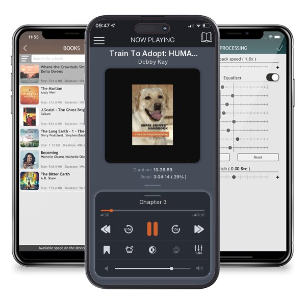 Download fo free audiobook Train To Adopt: HUMANE GUIDELINES AND A TRAINING PROGRAM FOR DOGS IN SHELTERS by Debby Kay and listen anywhere on your iOS devices in the ListenBook app.