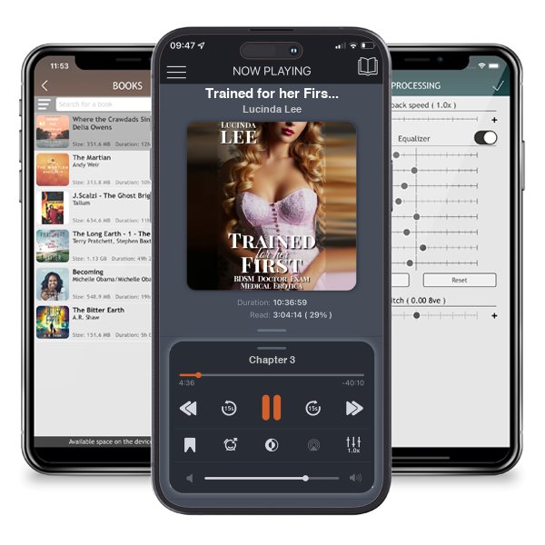Download fo free audiobook Trained for her First: BDSM Doctor Exam Medical Erotica (Between the Lord and the Doctor Book 1) by Lucinda Lee and listen anywhere on your iOS devices in the ListenBook app.