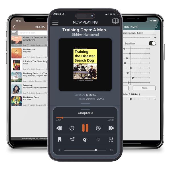 Download fo free audiobook Training Dogs: A Manual by Shirley Hammond and listen anywhere on your iOS devices in the ListenBook app.