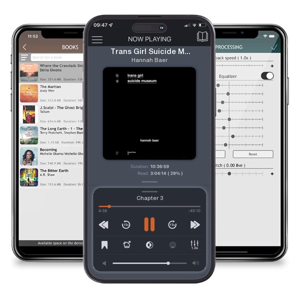 Download fo free audiobook Trans Girl Suicide Museum by Hannah Baer and listen anywhere on your iOS devices in the ListenBook app.