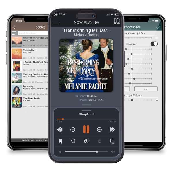 Download fo free audiobook Transforming Mr. Darcy by Melanie Rachel and listen anywhere on your iOS devices in the ListenBook app.
