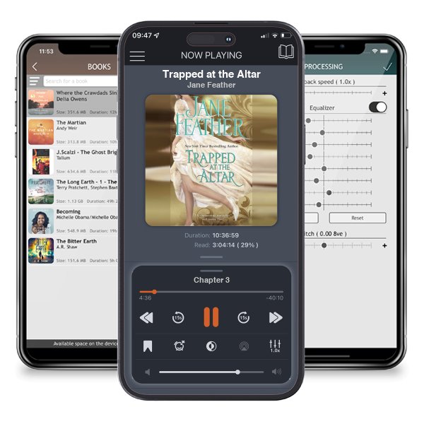 Download fo free audiobook Trapped at the Altar by Jane Feather and listen anywhere on your iOS devices in the ListenBook app.