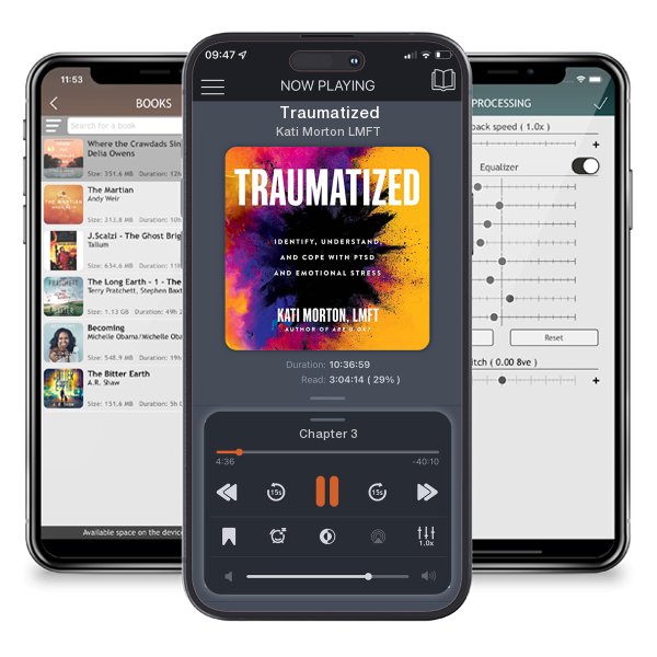 Download fo free audiobook Traumatized by Kati Morton LMFT and listen anywhere on your iOS devices in the ListenBook app.