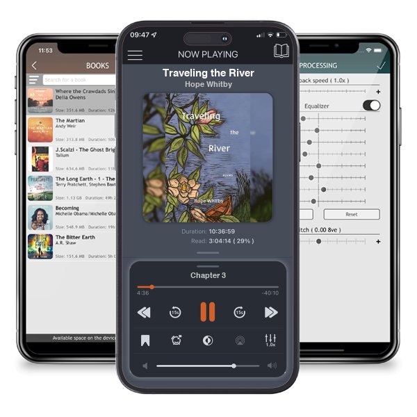 Download fo free audiobook Traveling the River by Hope Whitby and listen anywhere on your iOS devices in the ListenBook app.