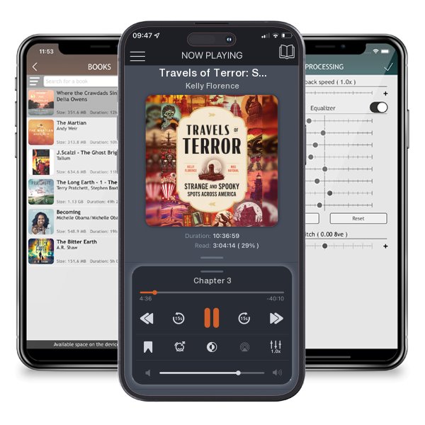 Download fo free audiobook Travels of Terror: Strange and Spooky Spots Across America by Kelly Florence and listen anywhere on your iOS devices in the ListenBook app.