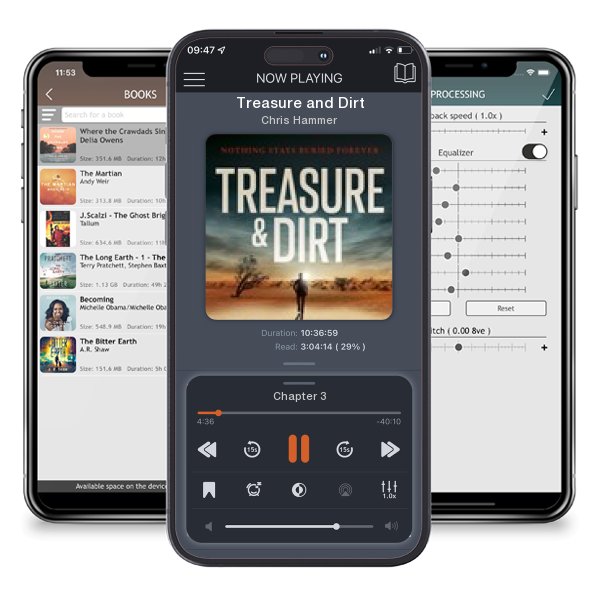Download fo free audiobook Treasure and Dirt by Chris Hammer and listen anywhere on your iOS devices in the ListenBook app.