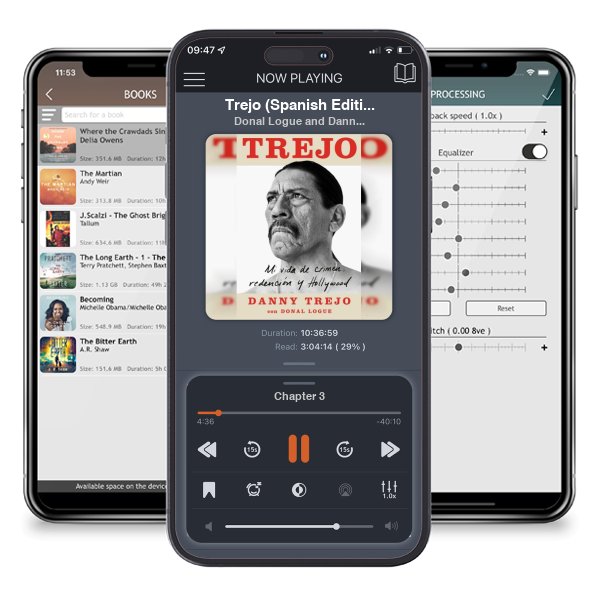 Download fo free audiobook Trejo (Spanish Edition): Mi Vida de Crimen, Redención Y... by Donal Logue and Danny Trejo and listen anywhere on your iOS devices in the ListenBook app.