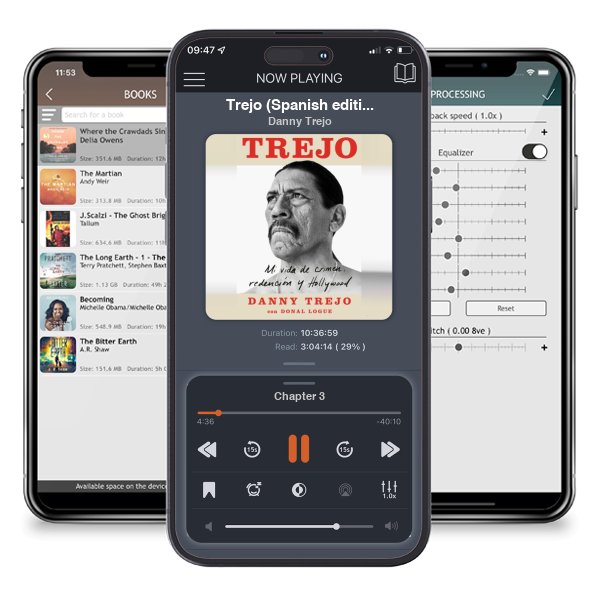 Descargar audiolibro gratis Trejo (Spanish edition): Mi vida de crimen, redención y Hollywood by Danny Trejo y escuchar en cualquier lugar en sus dispositivos iOS en la aplicación ListenBook.