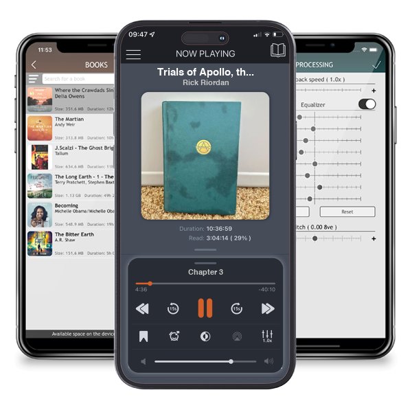 Download fo free audiobook Trials of Apollo, the Book One the Hidden Oracle (Trials of Apollo, the Book One) by Rick Riordan and listen anywhere on your iOS devices in the ListenBook app.