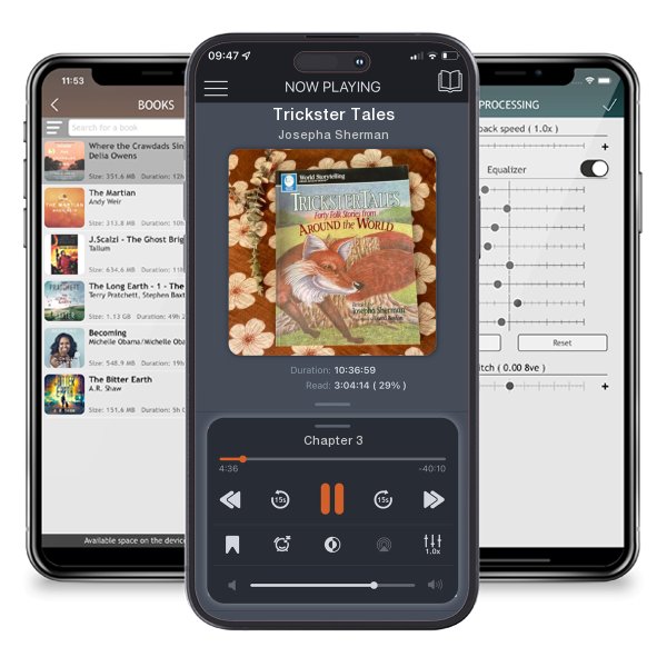 Download fo free audiobook Trickster Tales by Josepha Sherman and listen anywhere on your iOS devices in the ListenBook app.