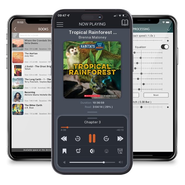 Download fo free audiobook Tropical Rainforest (Wild World: Habitats Day and Night) by Brenna Maloney and listen anywhere on your iOS devices in the ListenBook app.