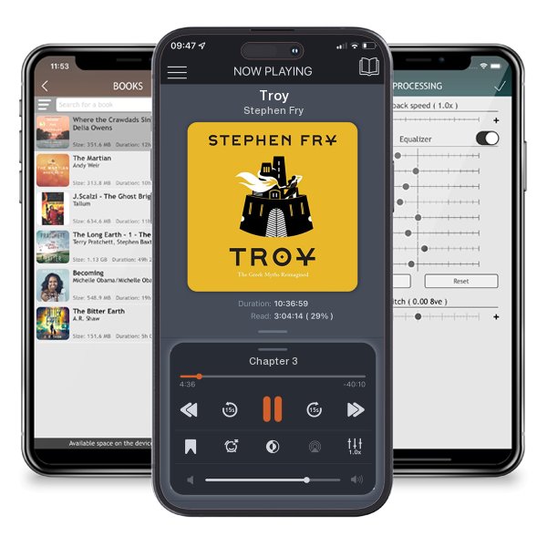 Download fo free audiobook Troy by Stephen Fry and listen anywhere on your iOS devices in the ListenBook app.