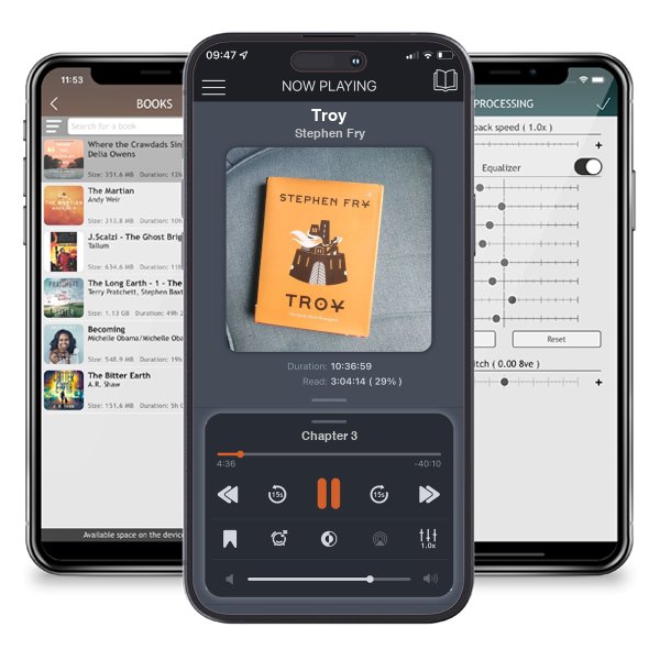 Download fo free audiobook Troy by Stephen Fry and listen anywhere on your iOS devices in the ListenBook app.