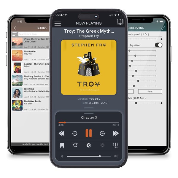 Download fo free audiobook Troy: The Greek Myths Reimagined by Stephen Fry and listen anywhere on your iOS devices in the ListenBook app.