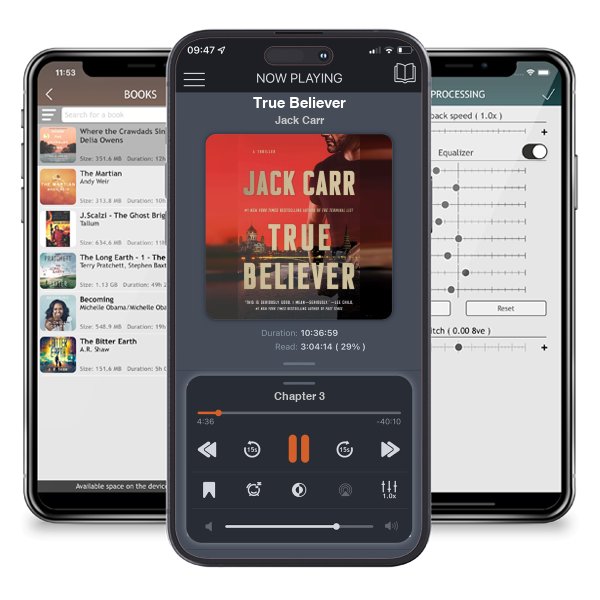 Download fo free audiobook True Believer by Jack Carr and listen anywhere on your iOS devices in the ListenBook app.