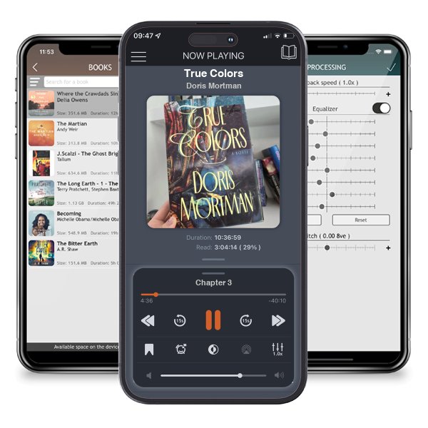 Download fo free audiobook True Colors by Doris Mortman and listen anywhere on your iOS devices in the ListenBook app.