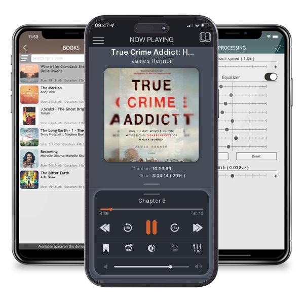 Download fo free audiobook True Crime Addict: How I Lost Myself in the Mysterious... by James Renner and listen anywhere on your iOS devices in the ListenBook app.