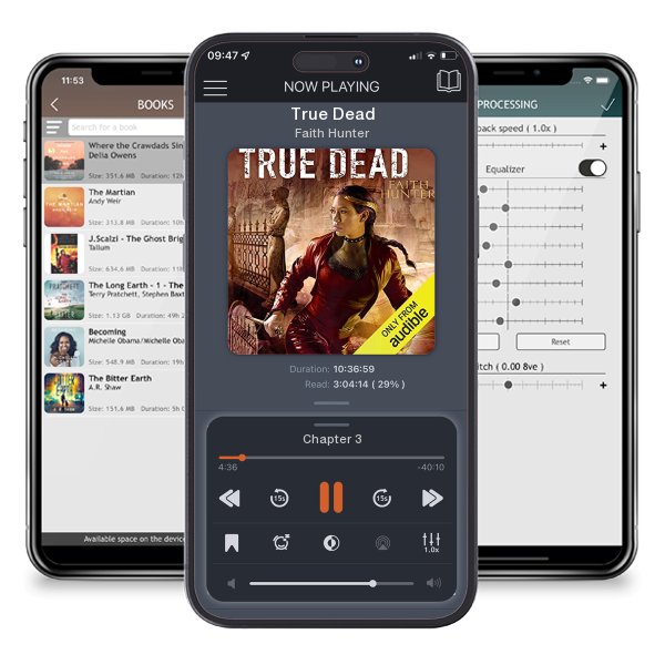 Download fo free audiobook True Dead by Faith Hunter and listen anywhere on your iOS devices in the ListenBook app.