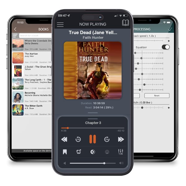 Download fo free audiobook True Dead (Jane Yellowrock, #14) by Faith Hunter and listen anywhere on your iOS devices in the ListenBook app.