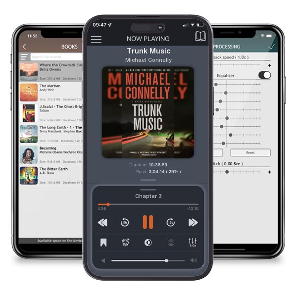 Download fo free audiobook Trunk Music by Michael Connelly and listen anywhere on your iOS devices in the ListenBook app.
