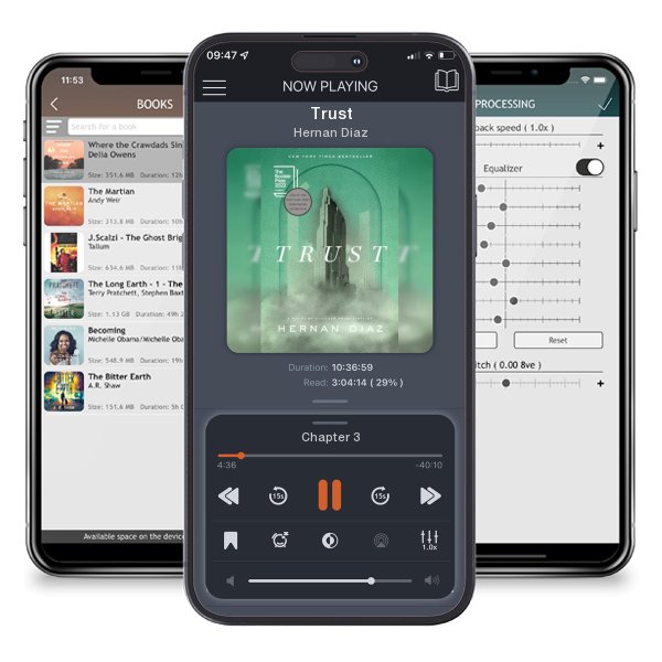 Download fo free audiobook Trust by Hernan Diaz and listen anywhere on your iOS devices in the ListenBook app.