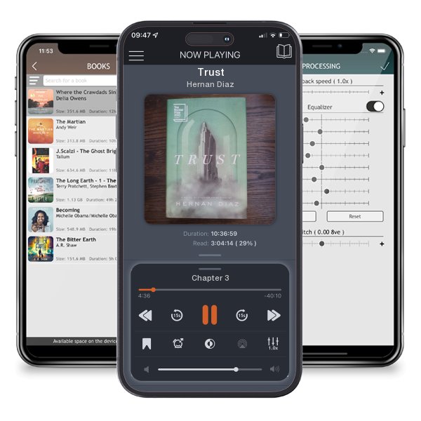 Download fo free audiobook Trust by Hernan Diaz and listen anywhere on your iOS devices in the ListenBook app.