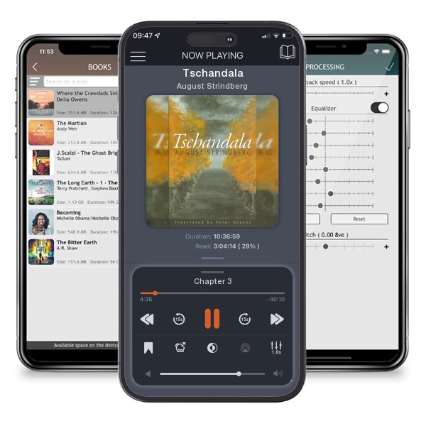 Download fo free audiobook Tschandala by August Strindberg and listen anywhere on your iOS devices in the ListenBook app.