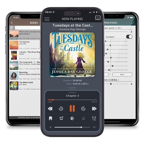 Download fo free audiobook Tuesdays at the Castle by Jessica Day George and listen anywhere on your iOS devices in the ListenBook app.