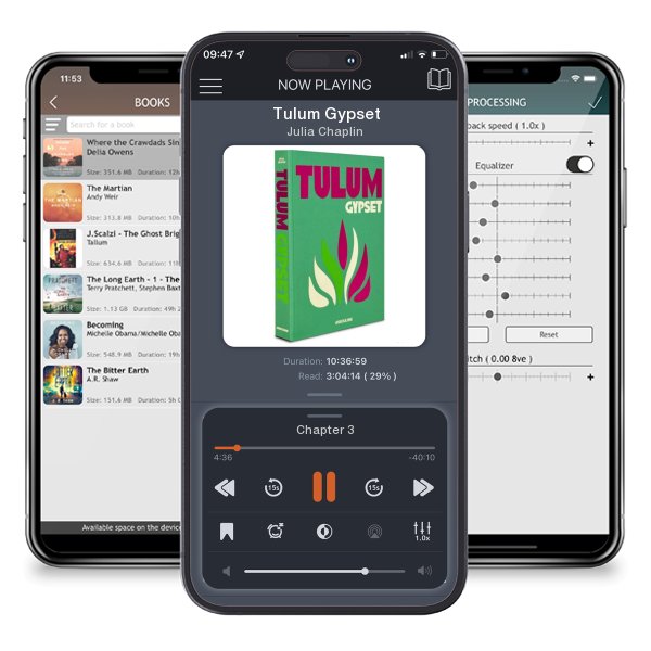 Download fo free audiobook Tulum Gypset by Julia Chaplin and listen anywhere on your iOS devices in the ListenBook app.