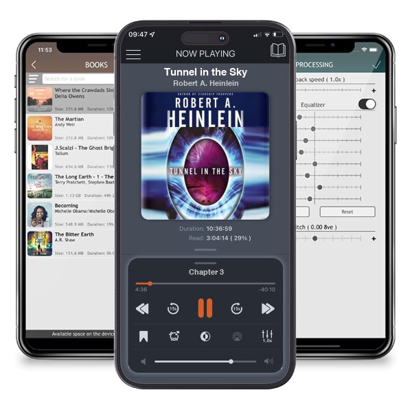 Download fo free audiobook Tunnel in the Sky by Robert A. Heinlein and listen anywhere on your iOS devices in the ListenBook app.