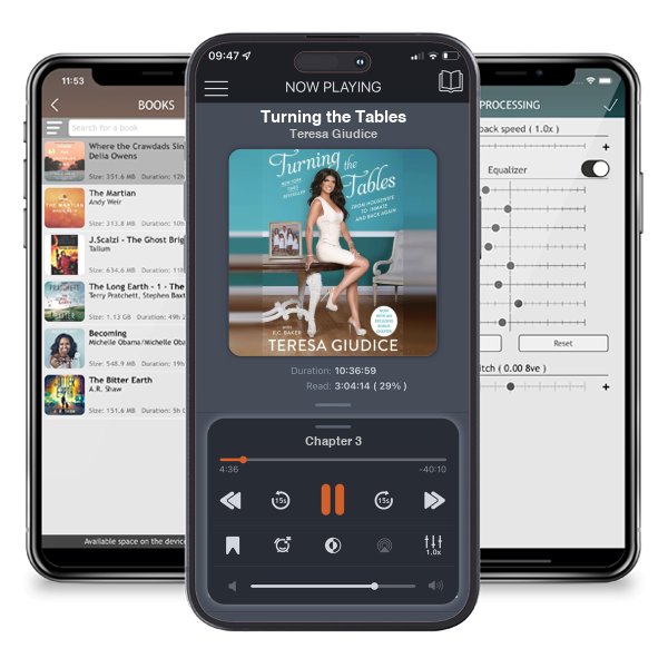 Download fo free audiobook Turning the Tables by Teresa Giudice and listen anywhere on your iOS devices in the ListenBook app.