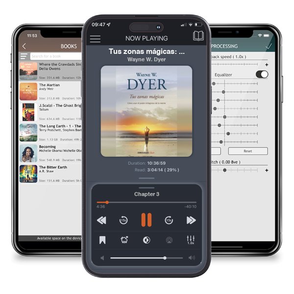 Descargar audiolibro gratis Tus zonas mágicas: Cómo usar el poder milagroso de la mente / Real Magic: Creating Miracles in Everyday Life by Wayne W. Dyer y escuchar en cualquier lugar en sus dispositivos iOS en la aplicación ListenBook.