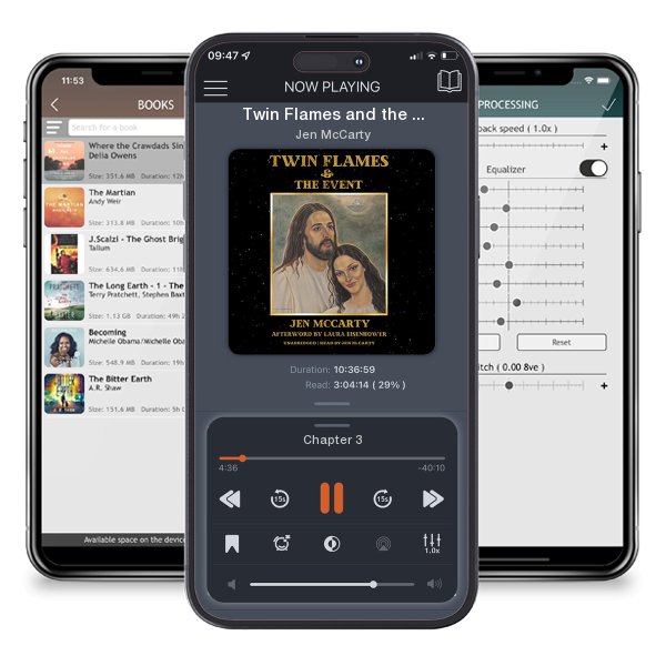 Download fo free audiobook Twin Flames and the Event by Jen McCarty and listen anywhere on your iOS devices in the ListenBook app.