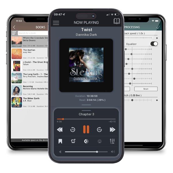 Download fo free audiobook Twist by Dannika Dark and listen anywhere on your iOS devices in the ListenBook app.