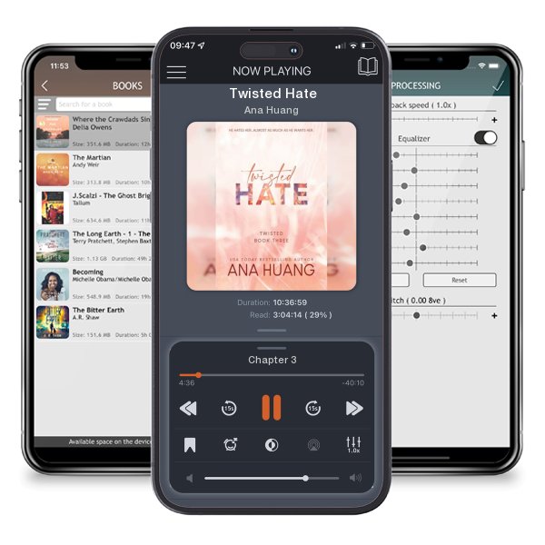 Download fo free audiobook Twisted Hate by Ana Huang and listen anywhere on your iOS devices in the ListenBook app.