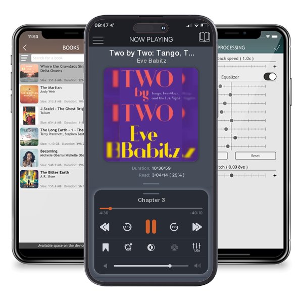 Download fo free audiobook Two by Two: Tango, Two-Step, and the L.A. Night by Eve Babitz and listen anywhere on your iOS devices in the ListenBook app.