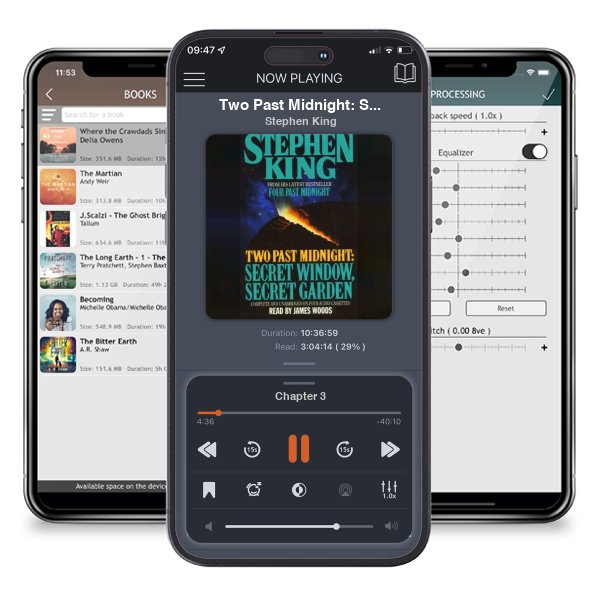 Download fo free audiobook Two Past Midnight: Secret Window, Secret Garden by Stephen King and listen anywhere on your iOS devices in the ListenBook app.