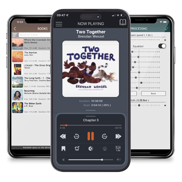 Download fo free audiobook Two Together by Brendan Wenzel and listen anywhere on your iOS devices in the ListenBook app.