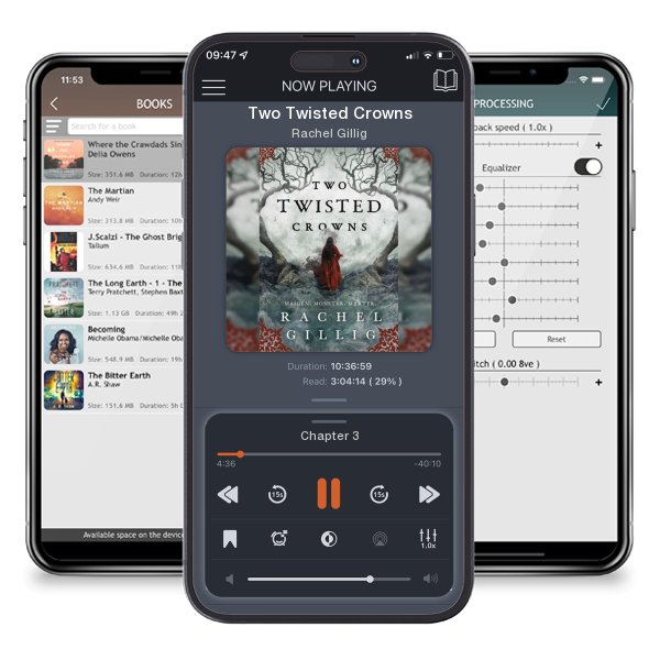 Download fo free audiobook Two Twisted Crowns by Rachel Gillig and listen anywhere on your iOS devices in the ListenBook app.
