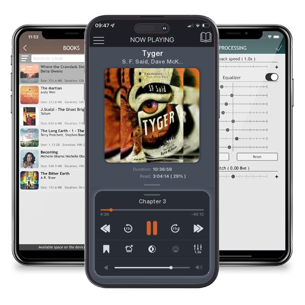 Download fo free audiobook Tyger by S. F. Said, Dave McKean and listen anywhere on your iOS devices in the ListenBook app.