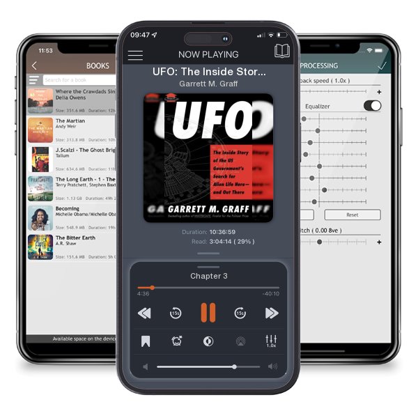 Download fo free audiobook UFO: The Inside Story of the Us Government's Search for Alien... by Garrett M. Graff and listen anywhere on your iOS devices in the ListenBook app.