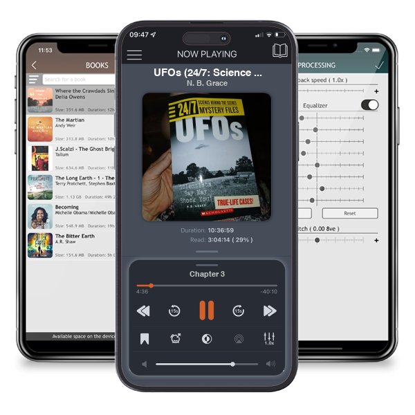 Download fo free audiobook UFOs (24/7: Science Behind the Scenes: Mystery Files) by N. B. Grace and listen anywhere on your iOS devices in the ListenBook app.