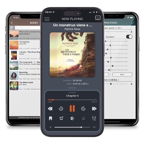 Descargar audiolibro gratis Un monstruo viene a verme / A Monster Calls: Inspired by an idea from Siobhan Do wd ? by Patrick Ness y escuchar en cualquier lugar en sus dispositivos iOS en la aplicación ListenBook.