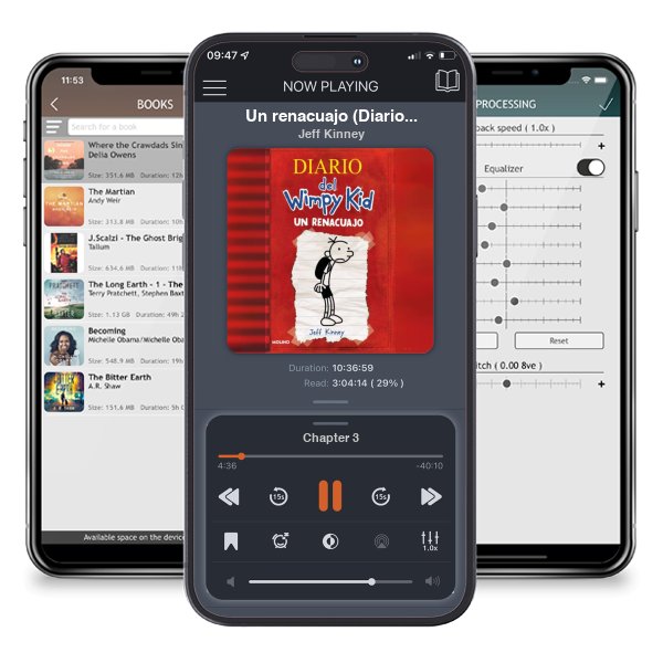 Descargar audiolibro gratis Un renacuajo (Diario del Wimpy Kid #1) / Diary of a Wimpy Kid by Jeff Kinney y escuchar en cualquier lugar en sus dispositivos iOS en la aplicación ListenBook.