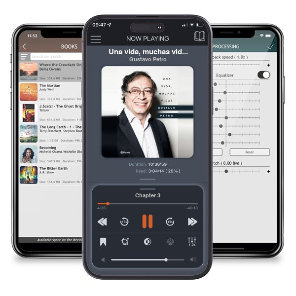 Descargar audiolibro gratis Una vida, muchas vidas by Gustavo Petro y escuchar en cualquier lugar en sus dispositivos iOS en la aplicación ListenBook.