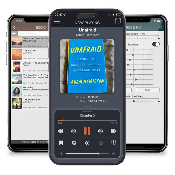 Download fo free audiobook Unafraid by Adam Hamilton and listen anywhere on your iOS devices in the ListenBook app.