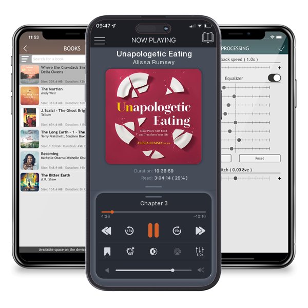 Download fo free audiobook Unapologetic Eating by Alissa Rumsey and listen anywhere on your iOS devices in the ListenBook app.