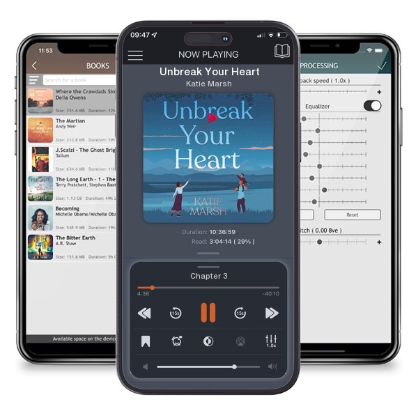 Download fo free audiobook Unbreak Your Heart by Katie Marsh and listen anywhere on your iOS devices in the ListenBook app.