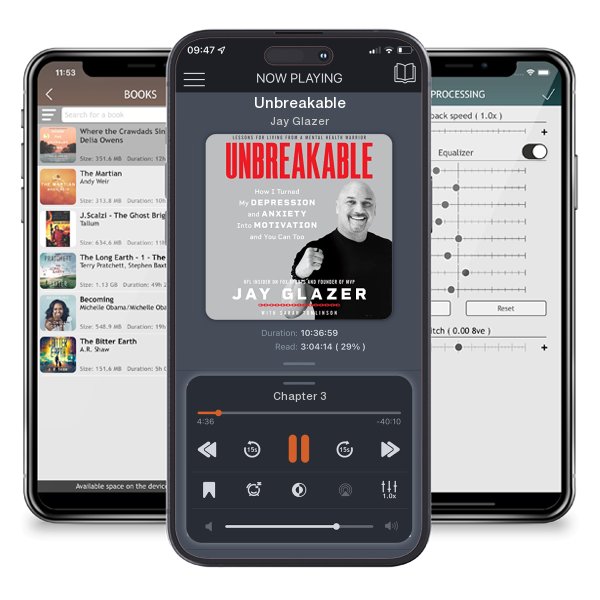 Download fo free audiobook Unbreakable by Jay Glazer and listen anywhere on your iOS devices in the ListenBook app.